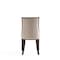 Manhattan Comfort Fifth Avenue Faux Leather and Velvet Dining Chair (Set of Two) in Tan and Walnut DC008-TN - alternate 5
